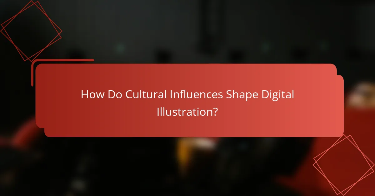How Do Cultural Influences Shape Digital Illustration?