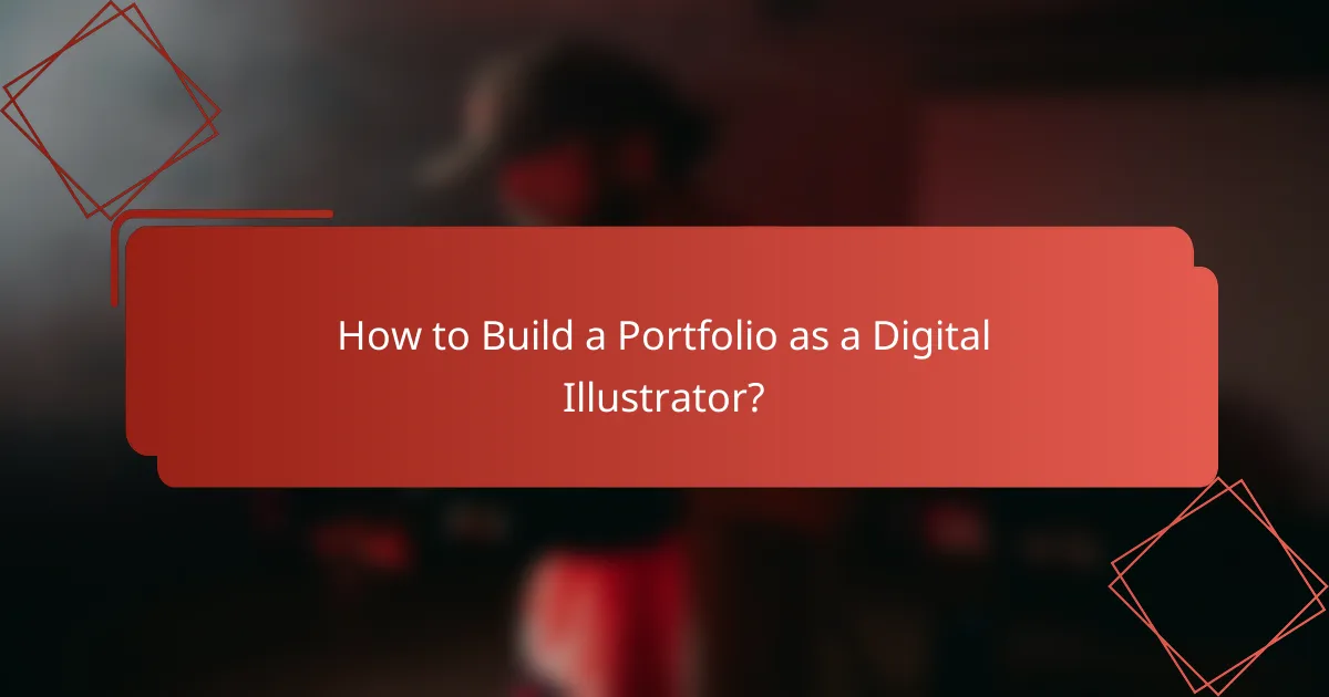 How to Build a Portfolio as a Digital Illustrator?