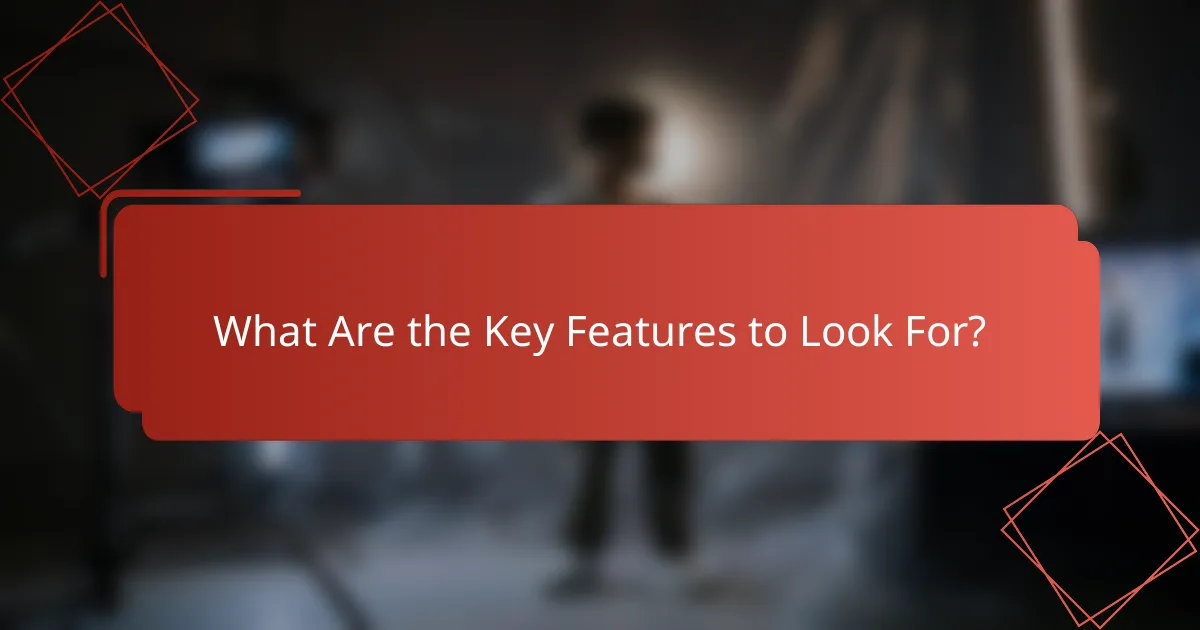 What Are the Key Features to Look For?