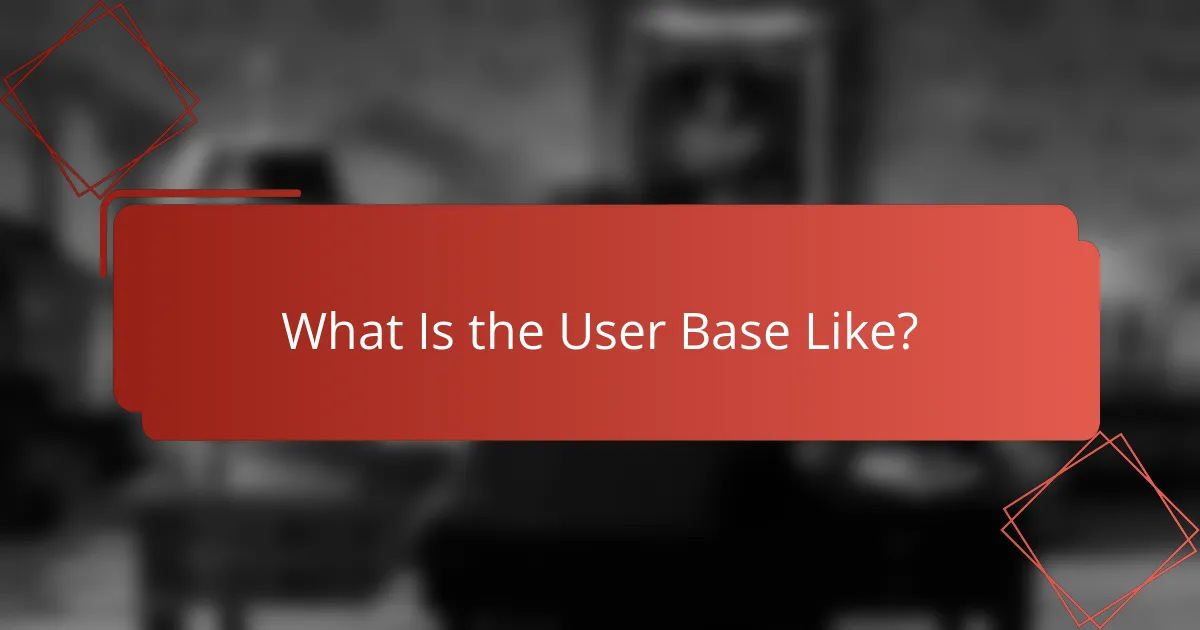 What Is the User Base Like?